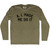 A. I. Made Me Do It Adult Tri-Blend Long Sleeve T-shirt - Military Green
