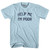 Help Me I'm Poor Adult Cotton T-shirt - Light Blue