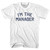I'm The Manager Adult Cotton T-shirt - White
