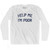 Help Me I'm Poor Adult Cotton Long Sleeve T-shirt - White