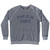 Five O In Cab O Adult Tri-Blend Sweatshirt - Athletic Grey