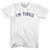 I'm Tired Adult Cotton T-shirt - White
