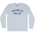 Picture Me Rollin Adult Tri-Blend Long Sleeve T-shirt - Athletic White