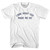 Look What You Made Me Do Womens Cotton Junior Cut T-Shirt - White