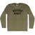 Soccer Night Adult Tri-Blend Long Sleeve T-shirt - Military Green