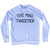 The Mad Tweeter Adult Tri-Blend Sweatshirt - White
