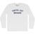 Tinfoil Hat Brigade Adult Cotton Long Sleeve T-shirt - White