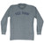 Yee Haw Adult Tri-Blend Long Sleeve T-shirt - Athletic Grey
