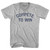 Compete To Win Adult Cotton V-neck T-shirt - Grey Heather