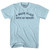 A Warm Place With No Memory Adult Cotton T-shirt - Light Blue