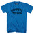 Compete To Win Adult Cotton T-shirt - Royal Blue