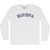 Burisma Adult Cotton Long Sleeve T-shirt - White