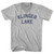 Klinger Lake Adult Cotton V-neck T-shirt - Grey Heather