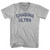 Chasing Ultra Adult Cotton V-neck T-shirt - Grey Heather