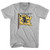Dragon Flag Adult Cotton V-neck T-shirt - Grey Heather