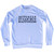 Actually It Can Buy Happiness Adult Tri-Blend Sweatshirt - White