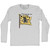 Dragon Flag Adult Cotton Long Sleeve T-shirt - Grey Heather