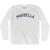 Marbella Adult Cotton Long Sleeve T-shirt - White