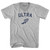 Ultra Running Wings Adult Cotton V-neck T-shirt - Grey Heather