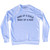 Mind of a Child Body of a Man Adult Tri-Blend Sweatshirt - White