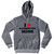 I Love Badminton Moms Tri-Blend Hoodie - Athletic Grey