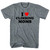 I Love Climbing Moms Womens Tri-Blend Junior Cut T-Shirt - Athletic Grey
