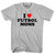 I Love Futbol Moms Womens Cotton Junior Cut T-Shirt - Grey Heather