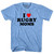 I Love Rugby Moms Adult Tri-Blend T-shirt - Athletic Blue