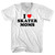 I Love Skater Moms Adult Tri-Blend V-neck T-shirt - White