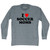 I Love Soccer Moms Adult Tri-Blend Long Sleeve T-shirt - Athletic Grey
