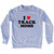 I Love Track Moms Adult Tri-Blend Sweatshirt - Grey Heather