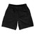 Heathered Athletic Running Fitness Exercise Shorts 7" Inseam Shorts Made In USA - Black