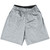 Heathered Basketball Practice Shorts Made In USA - Grey Medium