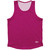 Heathered Athletic Tank Top Made In USA - Pink Fuschia
