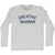 Creative Shaman Adult Cotton Long Sleeve T-shirt - Grey Heather