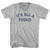 It's All A Fugazi Adult Cotton V-neck T-shirt - Grey Heather
