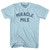 Miracle Mile Adult Cotton T-shirt - Light Blue