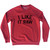 I Like It Raw Adult Tri-Blend Sweatshirt - Red Heather