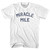 Miracle Mile Womens Cotton Junior Cut T-Shirt - White