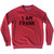 I Am Frank Adult Tri-Blend Sweatshirt - Red Heather