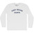 Every Second Counts Adult Cotton Long Sleeve T-shirt - White