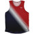 Lightning Fast Pattern Athletic Tank Top - Navy Grey Medium Red