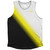 Lightning Fast Pattern Athletic Tank Top - Black Yellow White