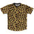 Cheetah Pattern Running Shirt Track Cross Made In USA - Yellow