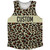 Cheetah Pattern Custom Athletic Tank Top - Vegas Gold