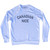 Canadian Nice Adult Tri-Blend Sweatshirt - White