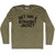 Get Him A Straight Jacket Adult Tri-Blend Long Sleeve T-shirt - Military Green