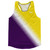 Lightning Fast Pattern Running Track Tops Made In USA - Purple White Varsity Yellow