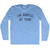 I'm Awful At This Adult Tri-Blend Long Sleeve T-shirt - Athletic Blue