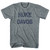 Nuke Davos Womens Tri-Blend Junior Cut T-Shirt - Athletic Grey